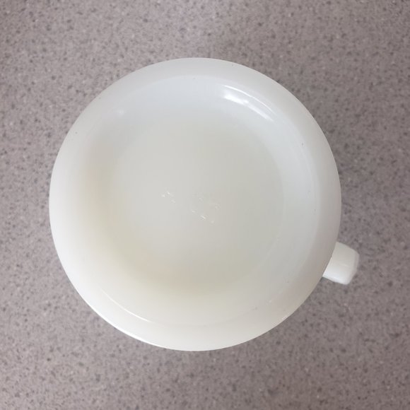 Vintage Avon 8 oz Milk Glass Shaving Mug Cup - Picture 3 of 9